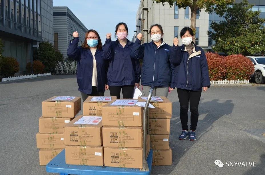 风雨同舟，心手相连，圣泰阀门口罩暖心驰援海外客户